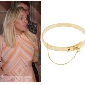 Eddie Borgo Rose Gold Thin Safety Choker